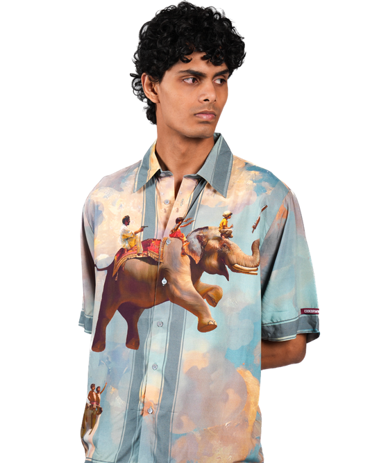 BREAKING PARAMPARAS- RELAXED FIT PRINTED SHIRT