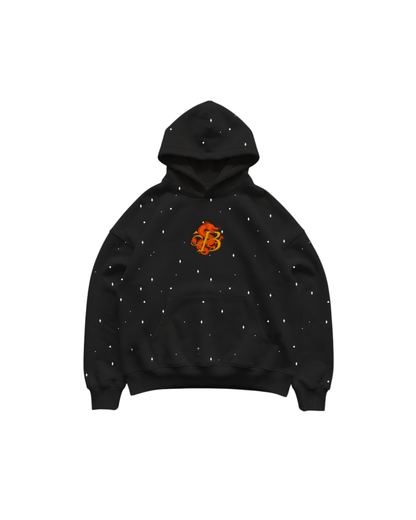 ZERO GRAVITY INTIMIDATION - REGULAR FIT EMBROIDERED HOODIE