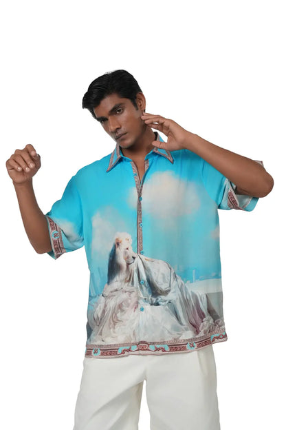 THE SILENT SULTANATE- RELAXED FIT PRINTED SHIRT