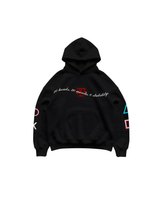 10 HEADS/ 20 MOODS - REGULAR FIT EMBROIDERED HOODIE
