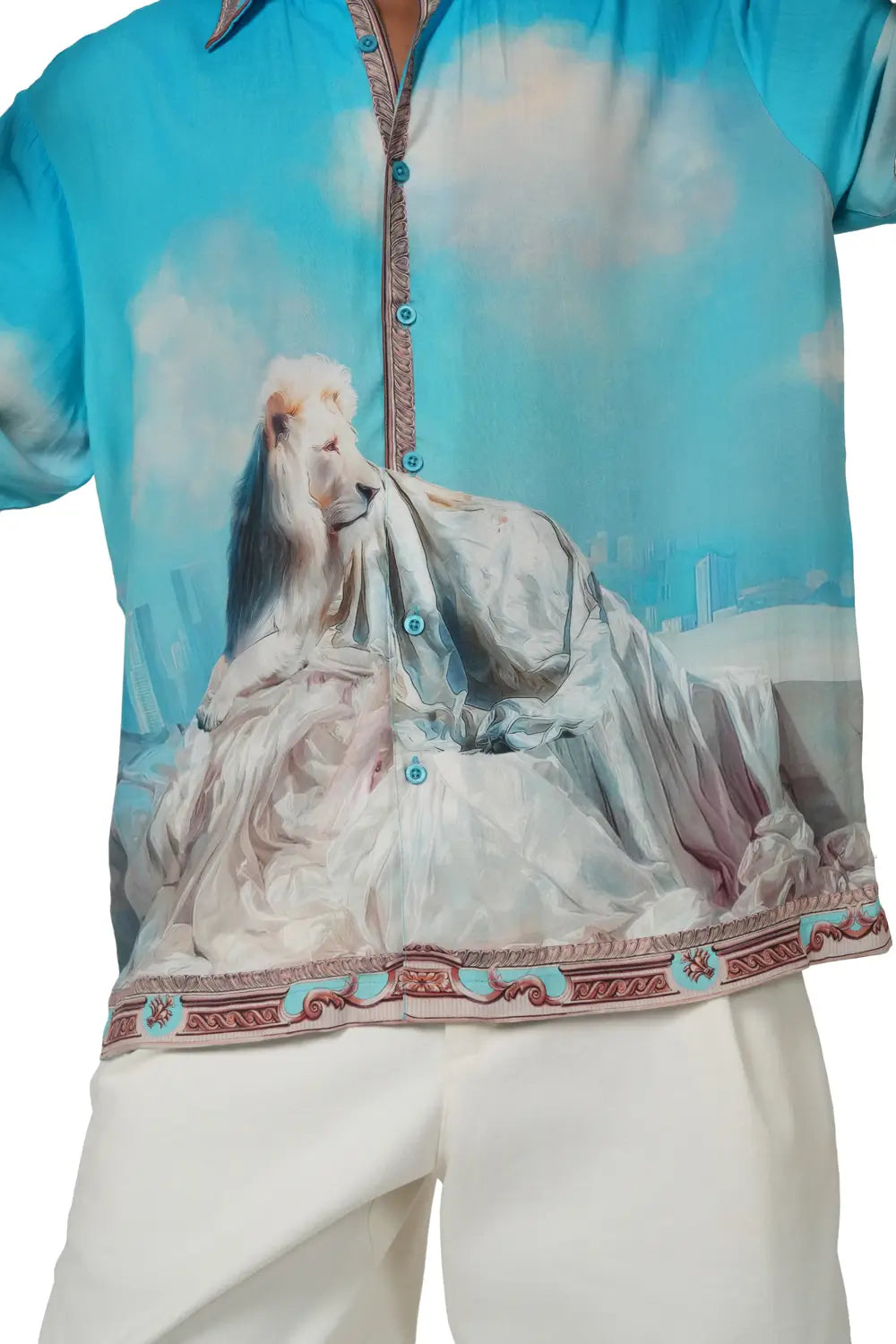 THE SILENT SULTANATE- RELAXED FIT PRINTED SHIRT
