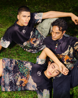 BRWN MASCOT- OVERSIZED FIT EMBROIDERED T-SHIRT