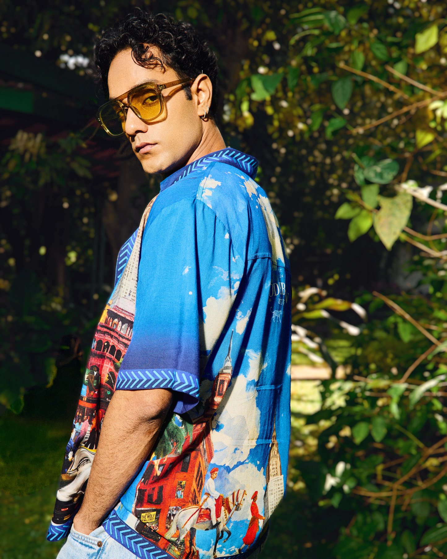 गली's OF BROOKLYN - RELAXED FIT PRINTED SHIRT