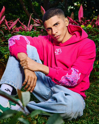 SYNCRETIC STREETS - REGULAR FIT EMBROIDERED HOODIE
