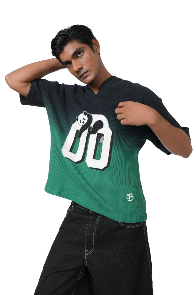 KAL DEKENGE - RELAXED FIT EMBROIDERED JERSEY
