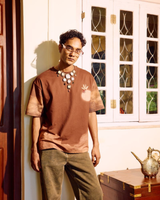 NEVER SAY NEVER- OVERSIZED FIT EMBROIDERED T-SHIRT