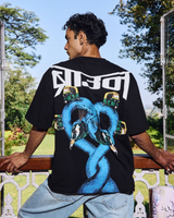 SHOR- OVERSIZED FIT SCREEN PRINTED T-SHIRT