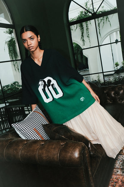 KAL DEKENGE - RELAXED FIT EMBROIDERED JERSEY