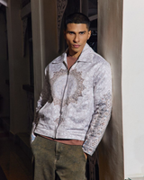 INSTRUMENTAL EMPATHY- REGULAR FIT PRINTED JACKET