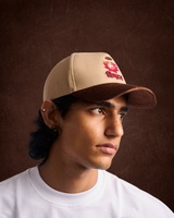 क्रिएटर - EMBROIDERED SUEDE CAP