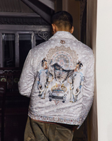 INSTRUMENTAL EMPATHY- REGULAR FIT PRINTED JACKET