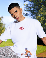 PAKHANDI- OVERSIZED FIT HAND BEADED T-SHIRT