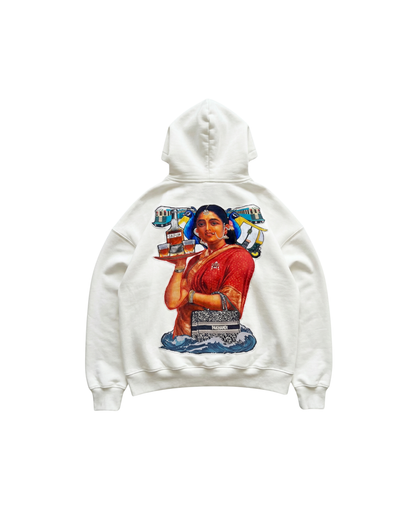PAKHANDI - REGULAR FIT EMBROIDERED HOODIE