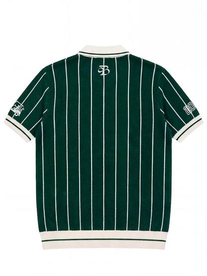 VINTAGE GOLF POLO - YARN-DYED JACQUARD KNIT