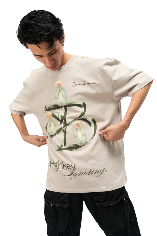 TEEN BANDAR- OVERSIZED FIT PRINTED T-SHIRT
