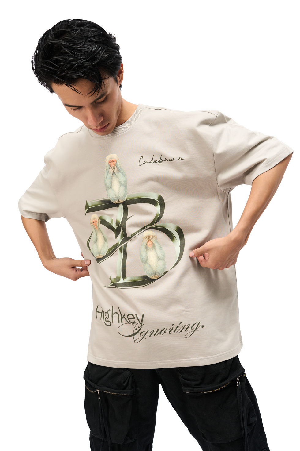 TEEN BANDAR- OVERSIZED FIT PRINTED T-SHIRT