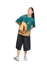 CHAAND- OVERSIZED FIT PRINTED T-SHIRT