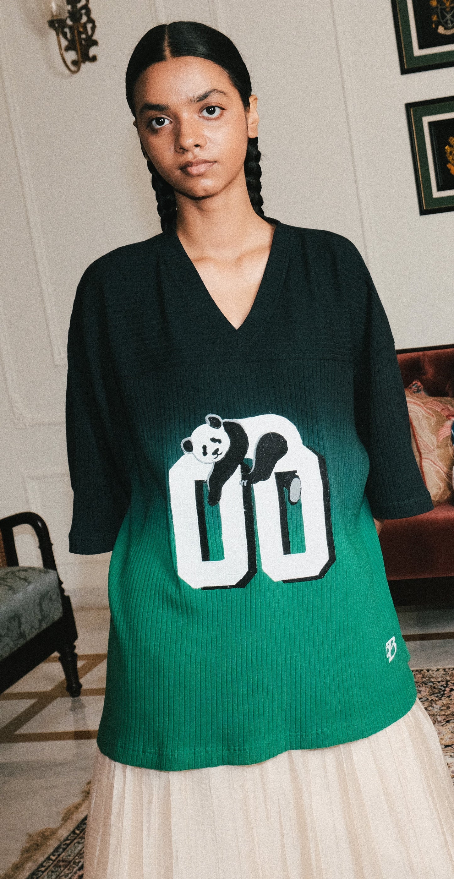 KAL DEKHENGE - RELAXED FIT EMBROIDERED JERSEY