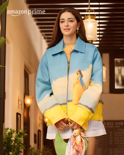 A NEW LAND - REGULAR FIT  PRINTED JACKET