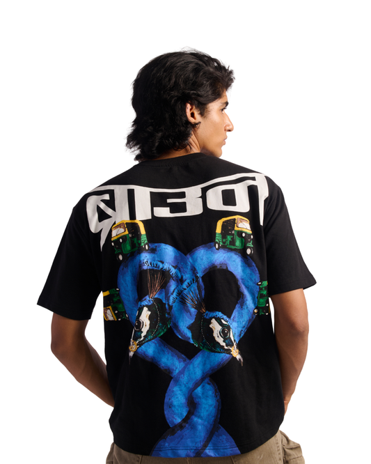 SHOR- OVERSIZED FIT SCREEN PRINTED T-SHIRT