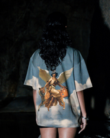 POWERLESS INFLUENCE- OVERSIZED FIT PRINTED T-SHIRT