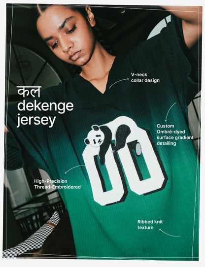 KAL DEKHENGE - RELAXED FIT EMBROIDERED JERSEY