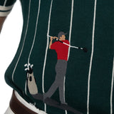 VINTAGE GOLF POLO - YARN-DYED JACQUARD KNIT