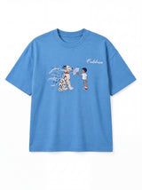 SPOTLESS- REGULAR FIT EMBROIDERED T-SHIRT HEAVYWEIGHT, 100% COTTON