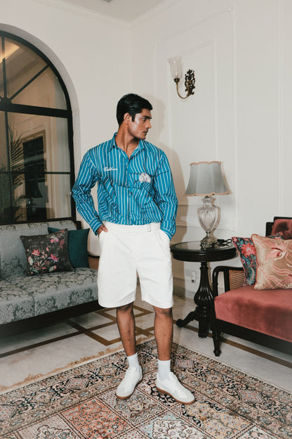 OUT OF OFFICE- REGULAR FIT PRINTED SHIRT
