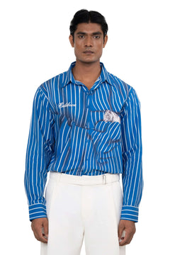 OUT OF OFFICE- REGULAR FIT PRINTED SHIRT