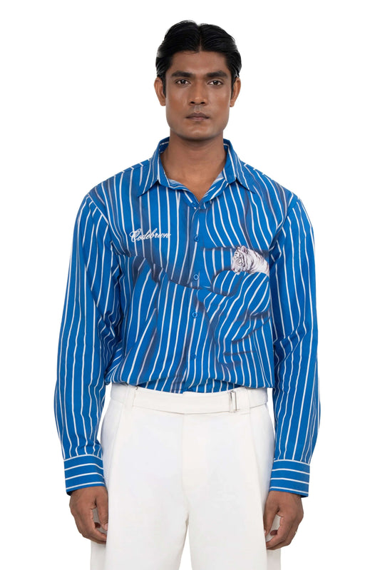 OUT OF OFFICE- REGULAR FIT PRINTED SHIRT