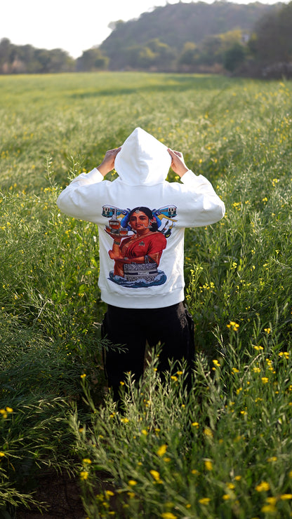 PAKHANDI - REGULAR FIT EMBROIDERED HOODIE