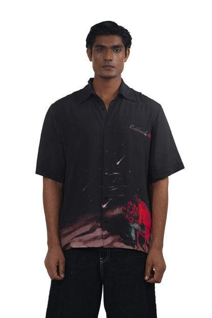 THE FALLEN STAR- RELAXED FIT PRINTED SHIRT