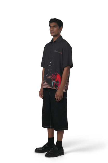 THE FALLEN STAR- RELAXED FIT PRINTED SHIRT