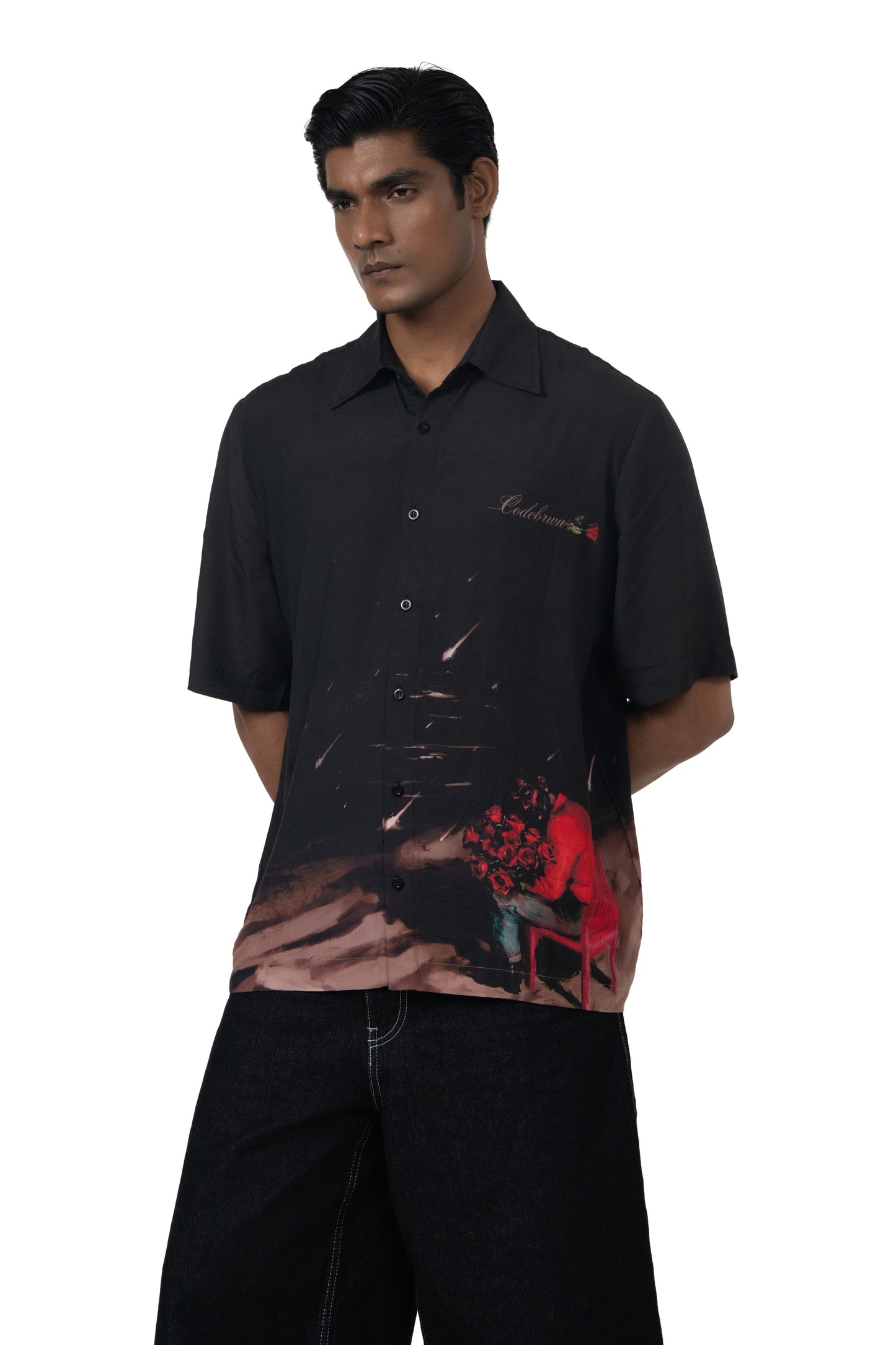 THE FALLEN STAR- RELAXED FIT PRINTED SHIRT